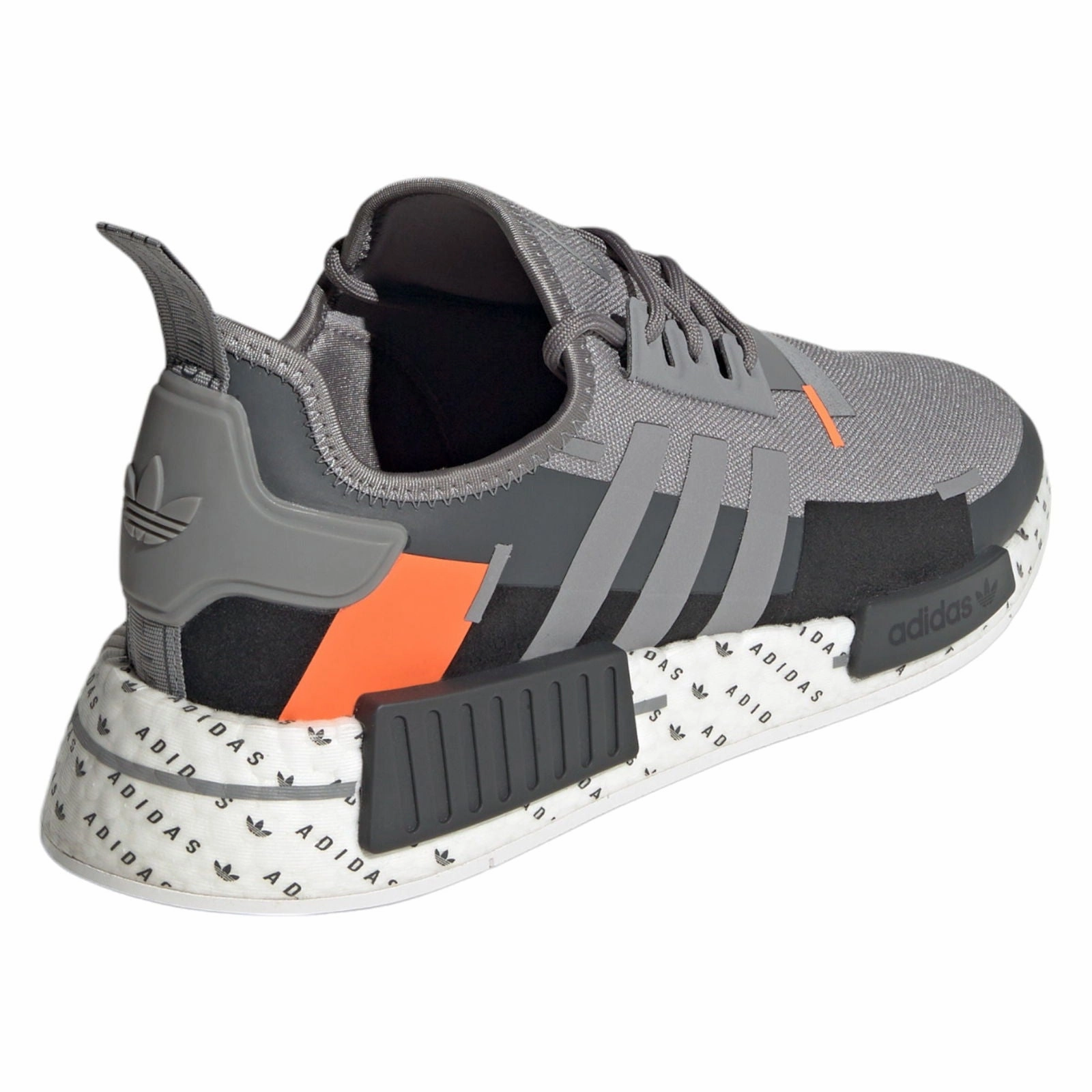 Adidas Stella Mccartney Tennis Shoes adidas Originals Unisex NMD_R1 Trainers - Grey Three / Solar Orange