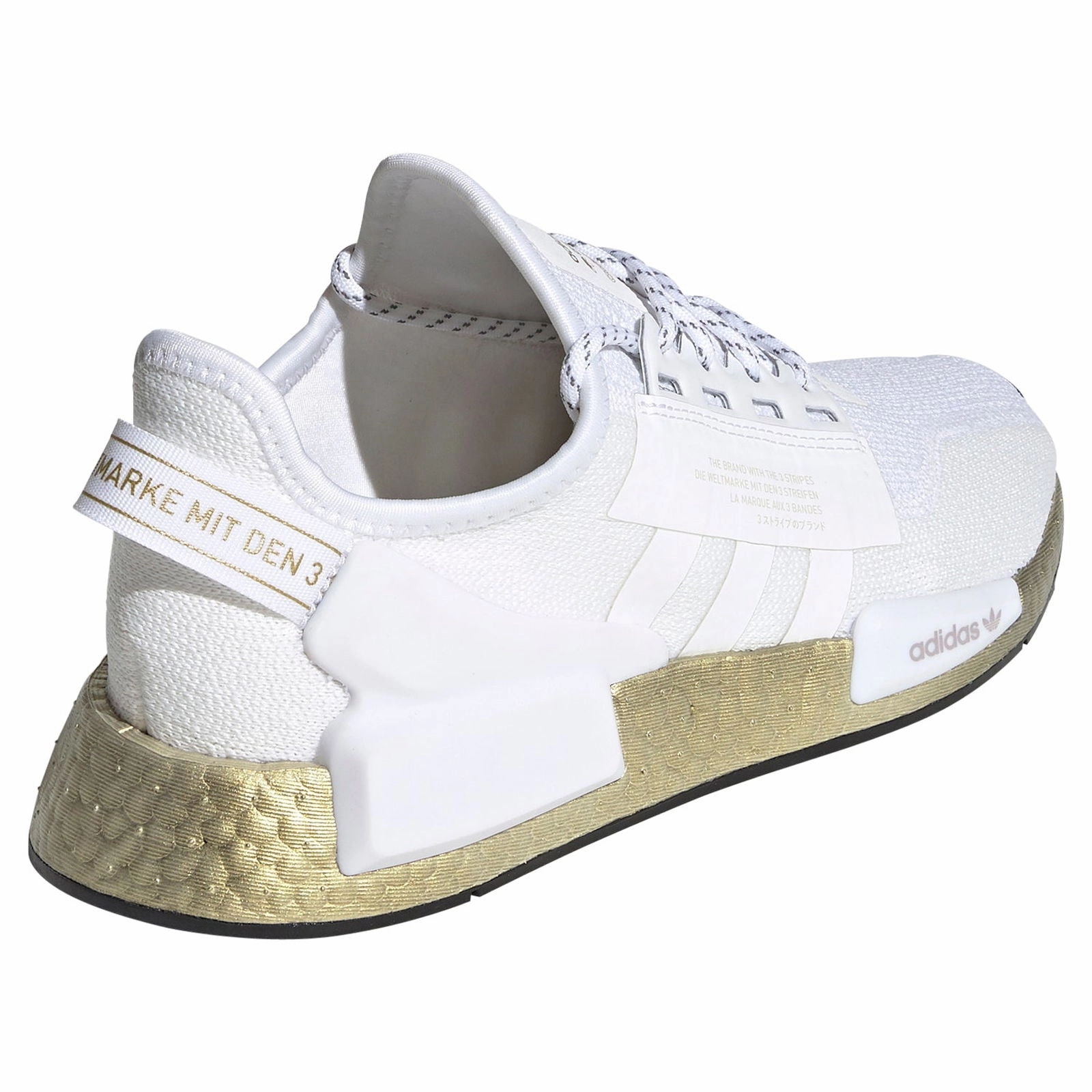 adidas Originals Womens NMD_R1 V2 Shoes - Cloud White / Gold Stan Smith Adidas Tennis Shoes