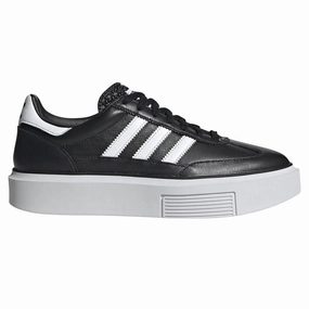 adidas Originals Womens Sleek Super 72 Shoes - Black/White Adidas Three Stripes Shoes