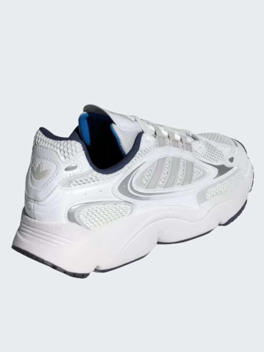 Adidas Gold Soccer Shoes Adidas Ozmillen Men Original Shoes White/Grey/Blue