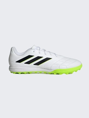 Adidas Copa Pure.3 Men Turf Shoes White/ Lemon Football Shoes Adidas
