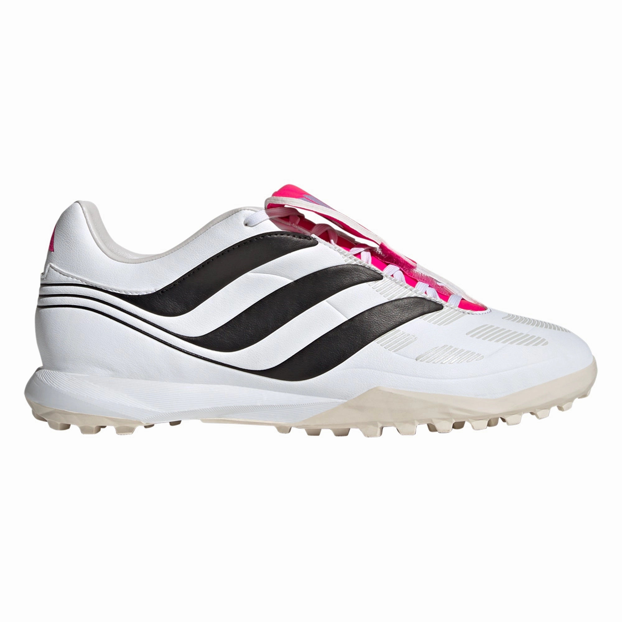 adidas Predator Precision.3 TF Artificial Turf Soccer Shoes - White/Core Black/Team Shock Pink Adidas Best Soccer Shoes