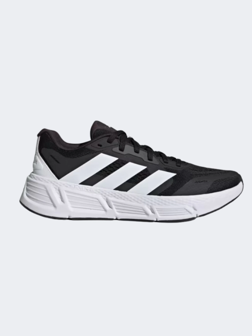 Adidas Questar 2 Men Running Shoes Black/White/Carbon Academy Shoes Adidas