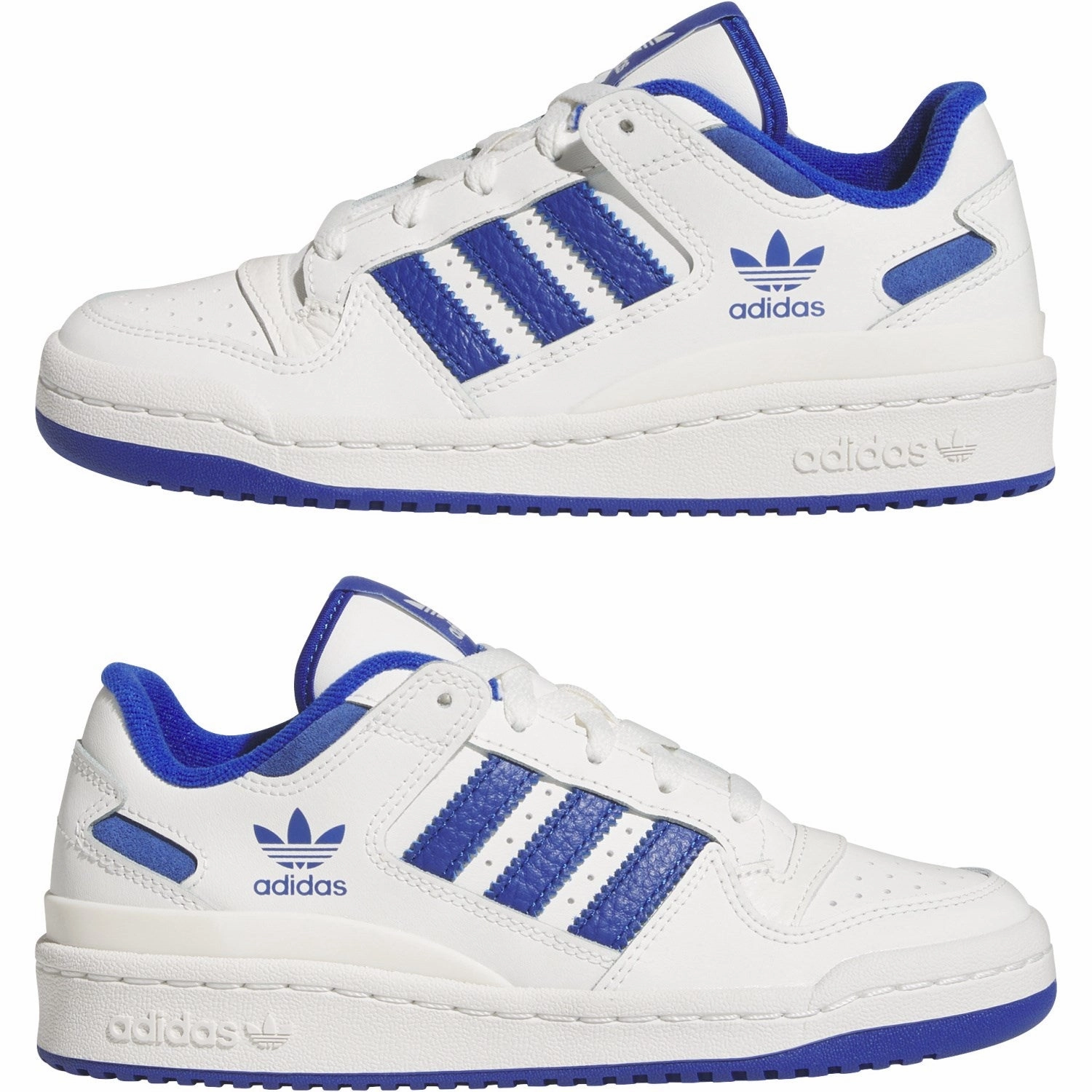 Adidas Ballet Shoe adidas Originals Core White/Team Royal Blue/Core White Forum Low Cl J Sneakers