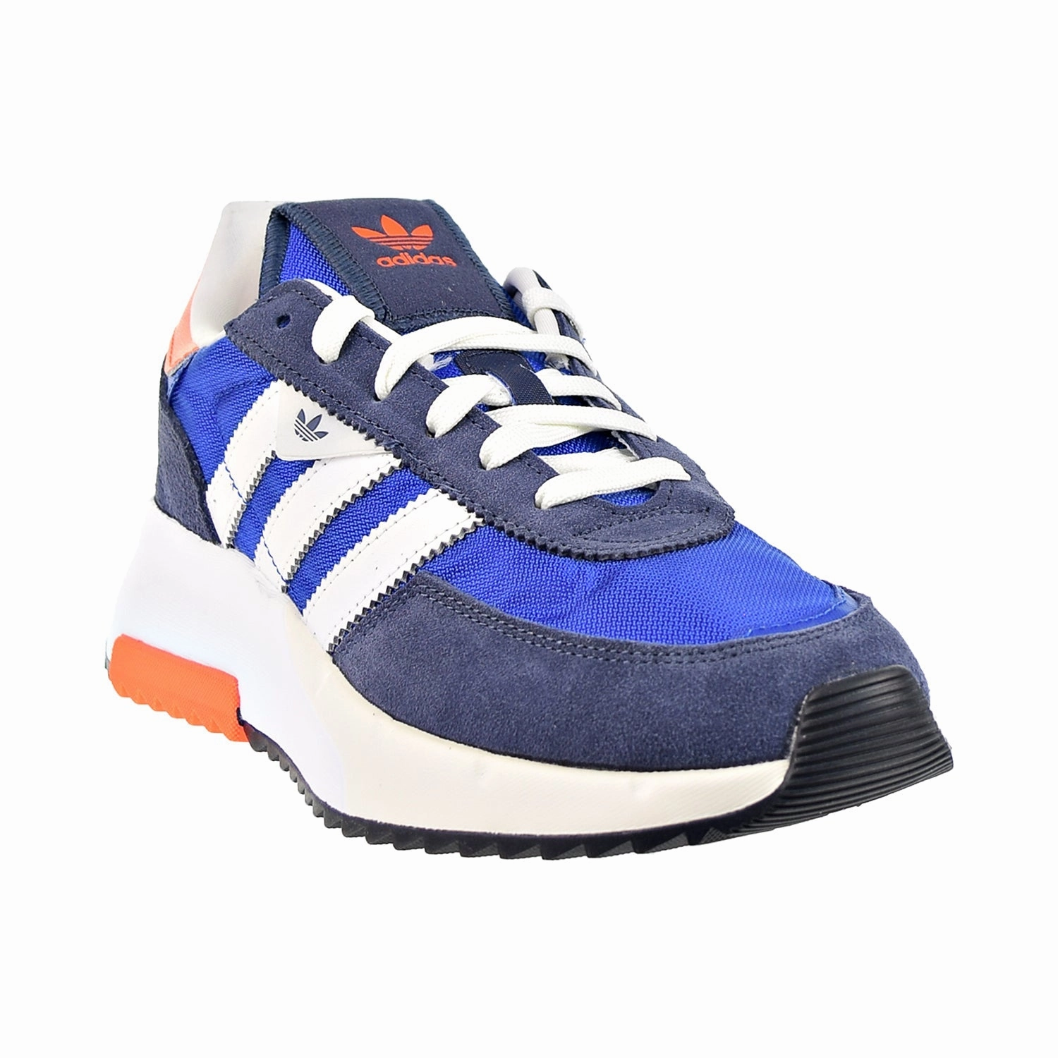 Adidas Retropy F2 Men's Shoes Royal Blue/Cloud White/Shadow Navy No Tie Adidas Shoes