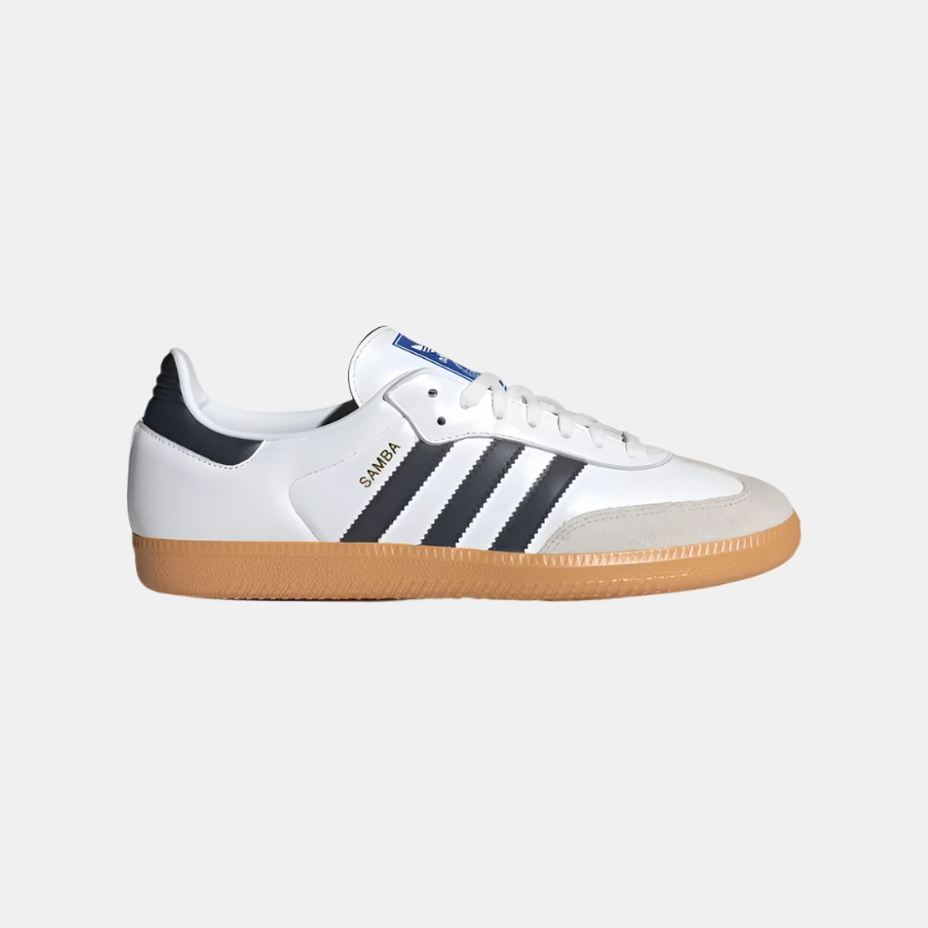 Adidas Samba Men's Lifestyle Shoes -Cloud White/Night Indigo/Gum Adidas Originals Canvas Shoes