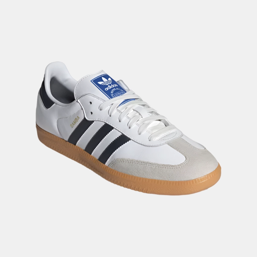 Adidas Shoes Messi Adidas Samba Men's Lifestyle Shoes -Cloud White/Night Indigo/Gum