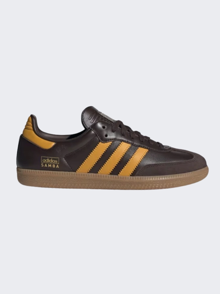 Adidas Shoes Blade Adidas Samba Og Men Original Shoes Brown/Yellow/Gum