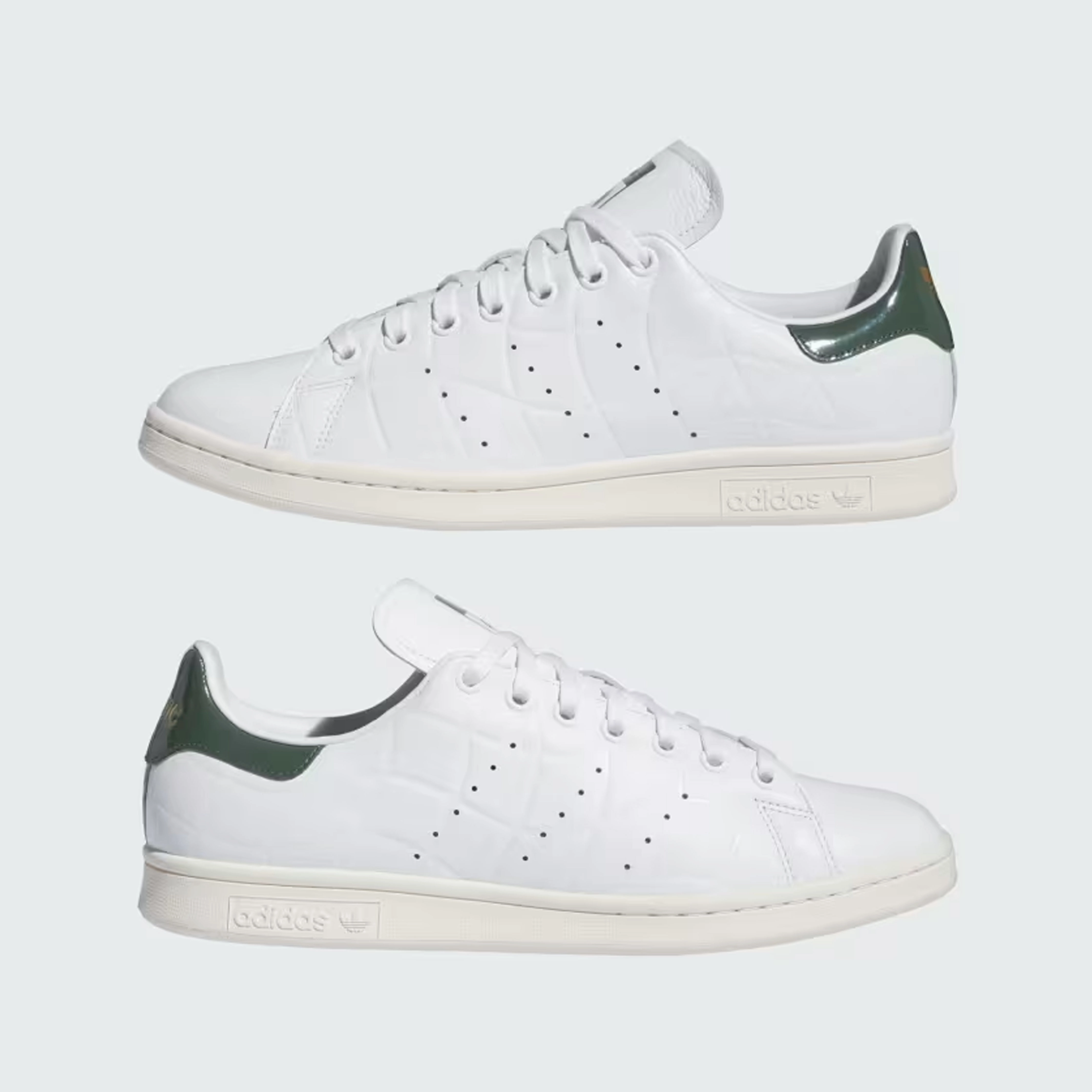 Adidas Skateboarding X Dime Stan Smith Skate Shoes - Cloud White / Collegiate Green / Green Oxide Adidas Yzy Shoes