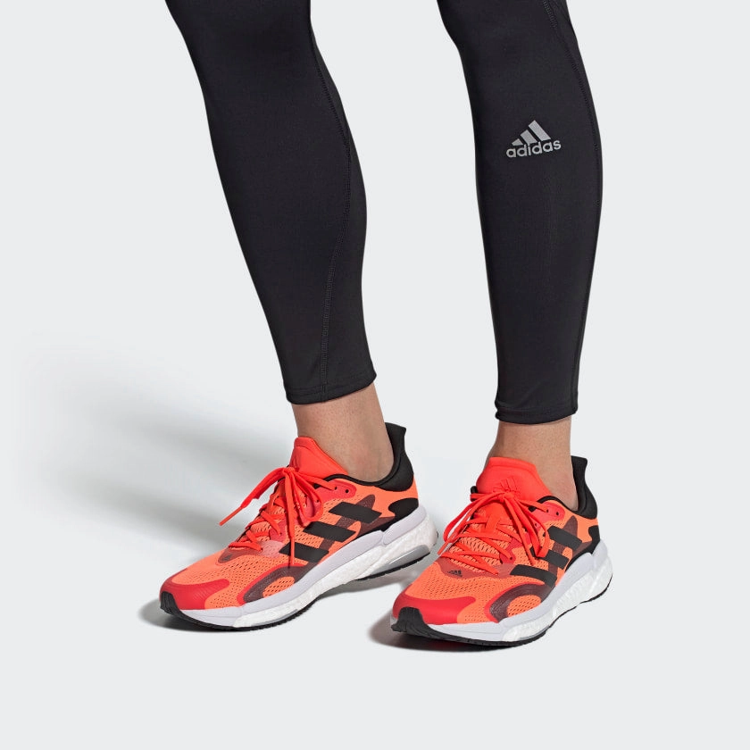 adidas SOLARBOOST 3 Shoes - Solar Red | Men's Adidas Mickey Shoes