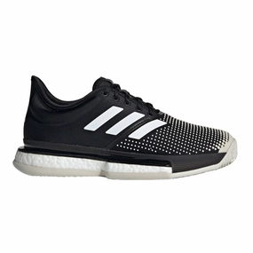 Original Adidas Tennis Shoes Adidas SoleCourt Clay Black Womens Tennis Shoes 2019