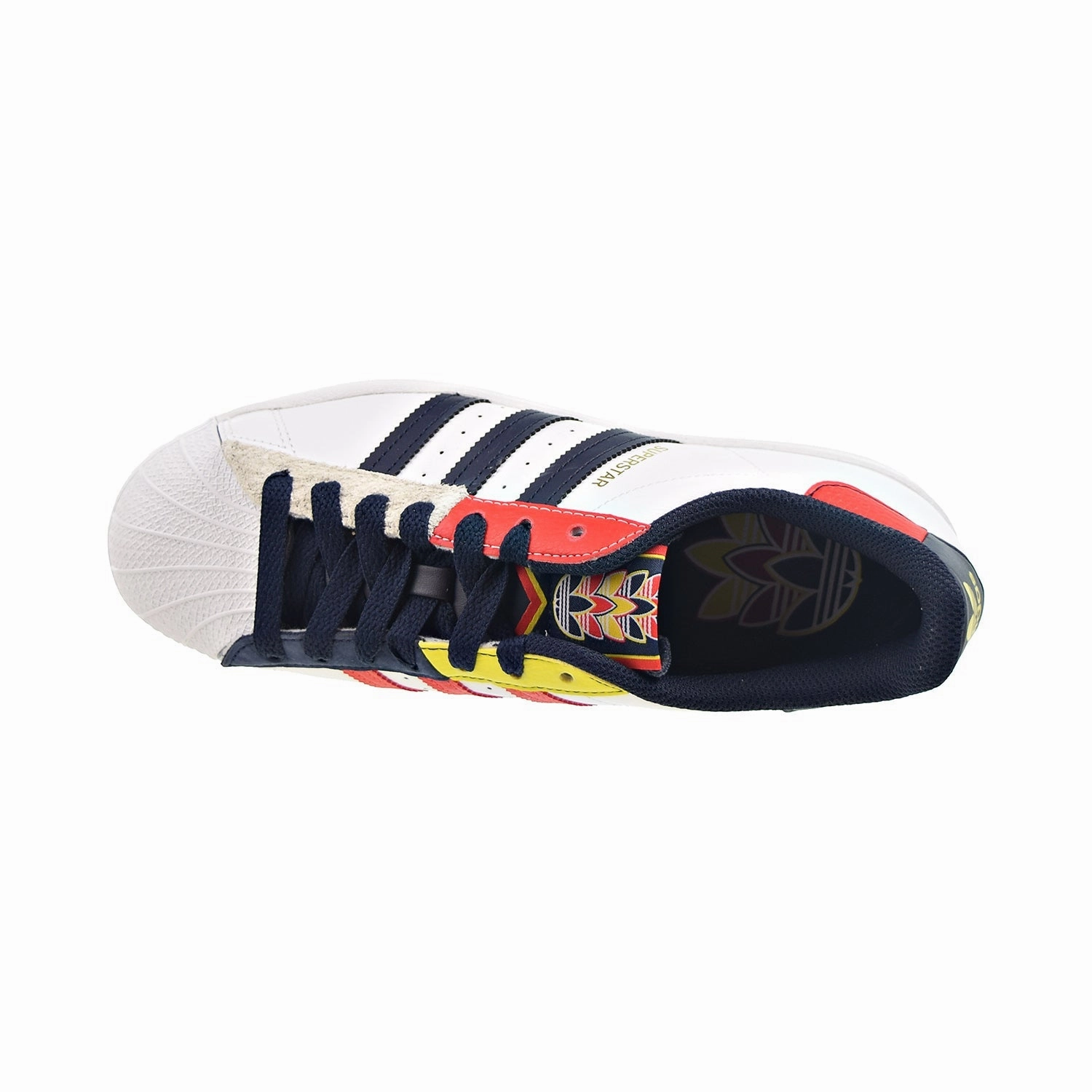 Jeremy Scott Wing Shoes Adidas Adidas Superstar Men's Shoes Cloud White-Legend Ink-Red