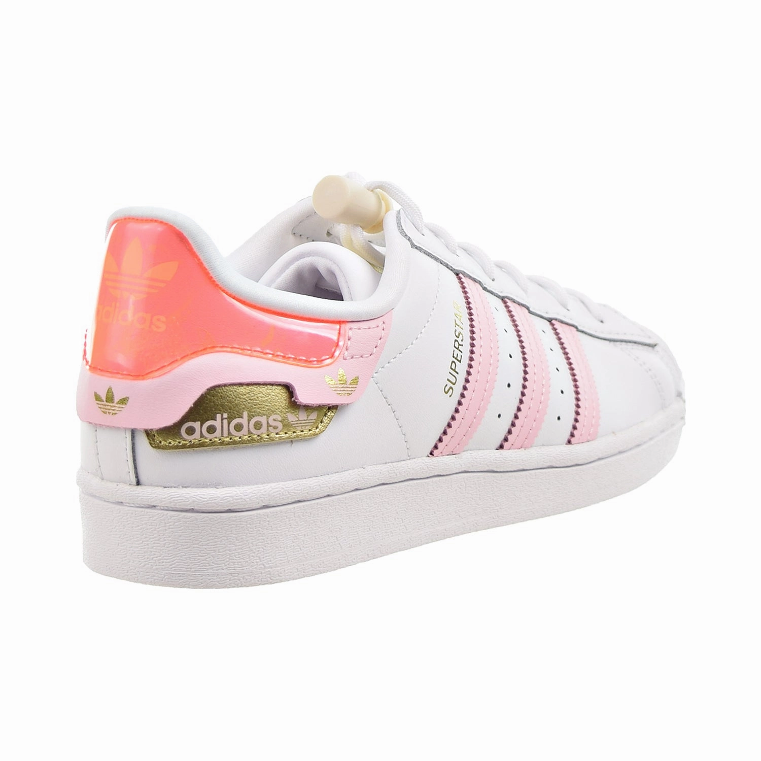 Adidas Retrocross 24 Golf Shoes Adidas Superstar Women's Shoes Cloud White-Clear Pink-Solar Red