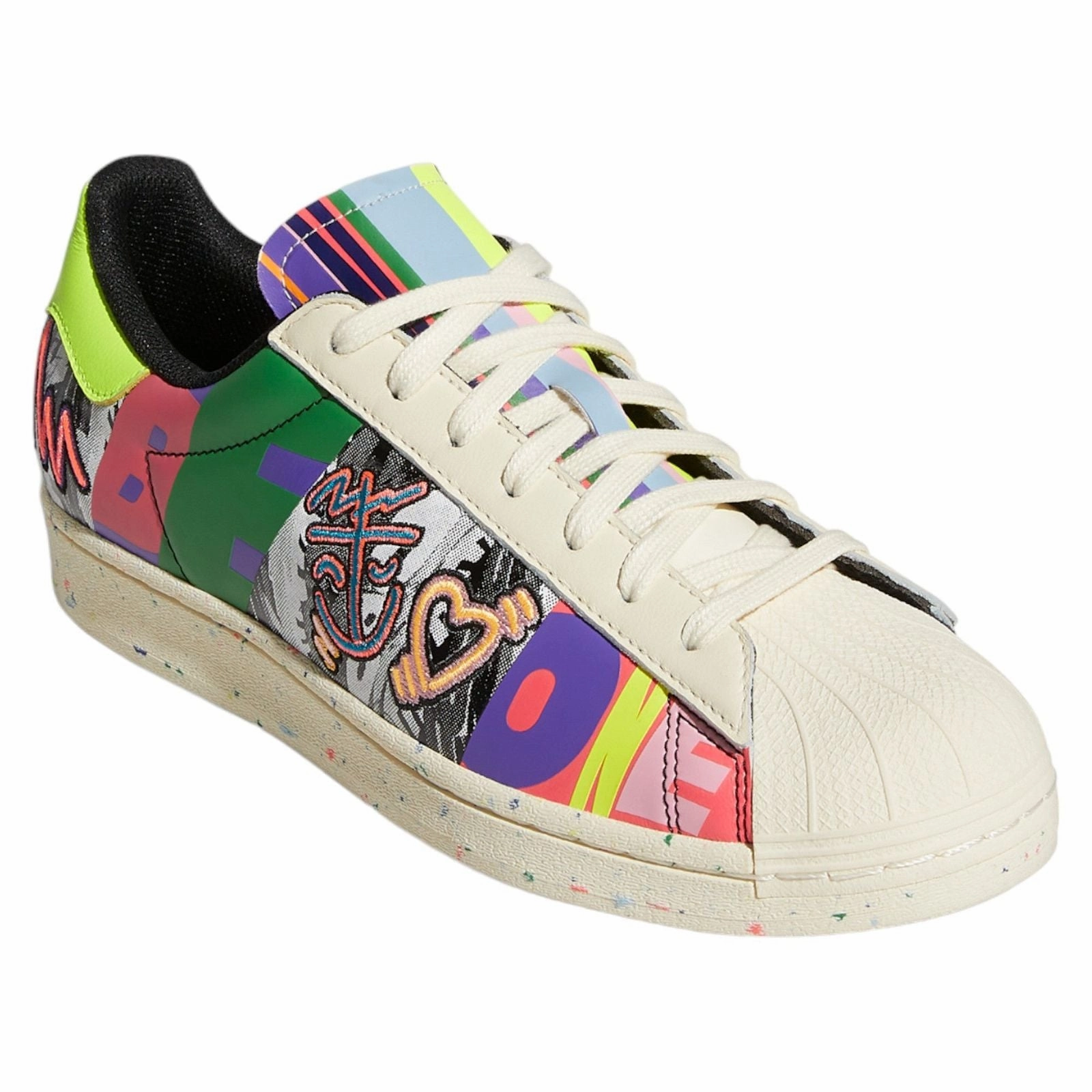 adidas Superstar x Kris Andrew Small Pride Collection Trainers - White Adidas Shoes Discount