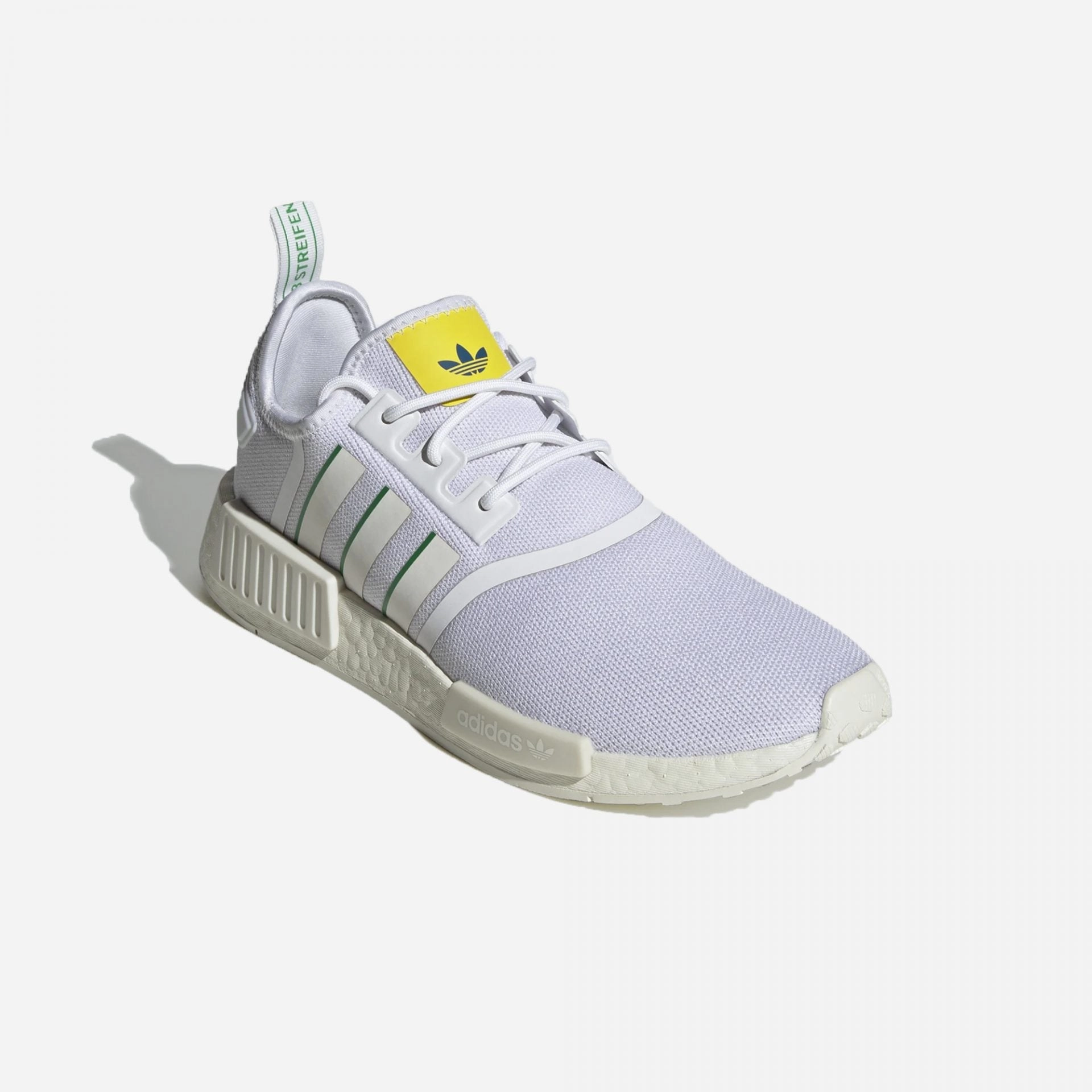 Adidas Tokyo Shoes Suede Adidas Originals | NMD_R1  { OFF WHITE/GREEN