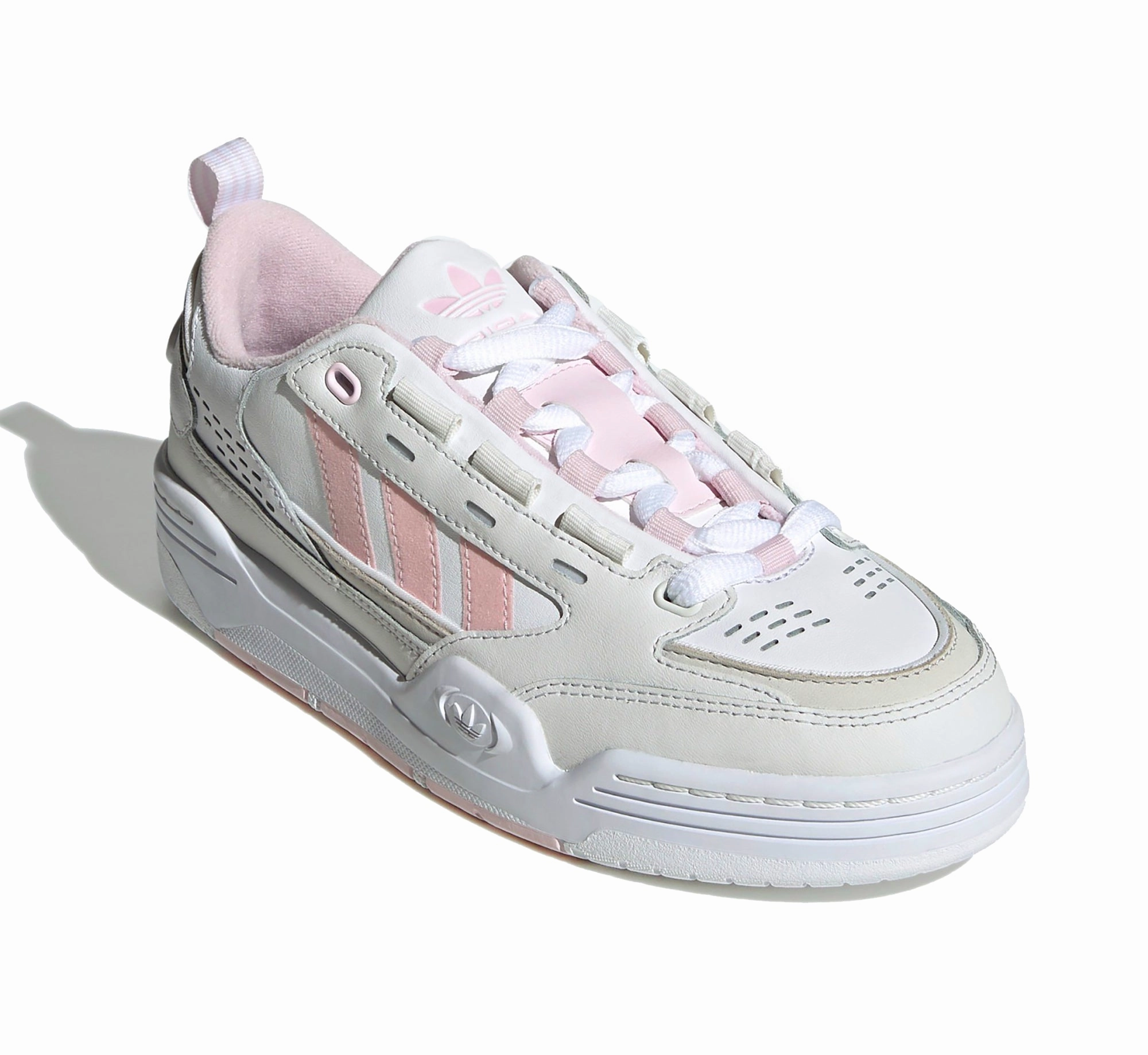 Adidas Road Shoes Adidas Women's ADI2000 Shoes, Cloud White/Almost Pink/Crystal White