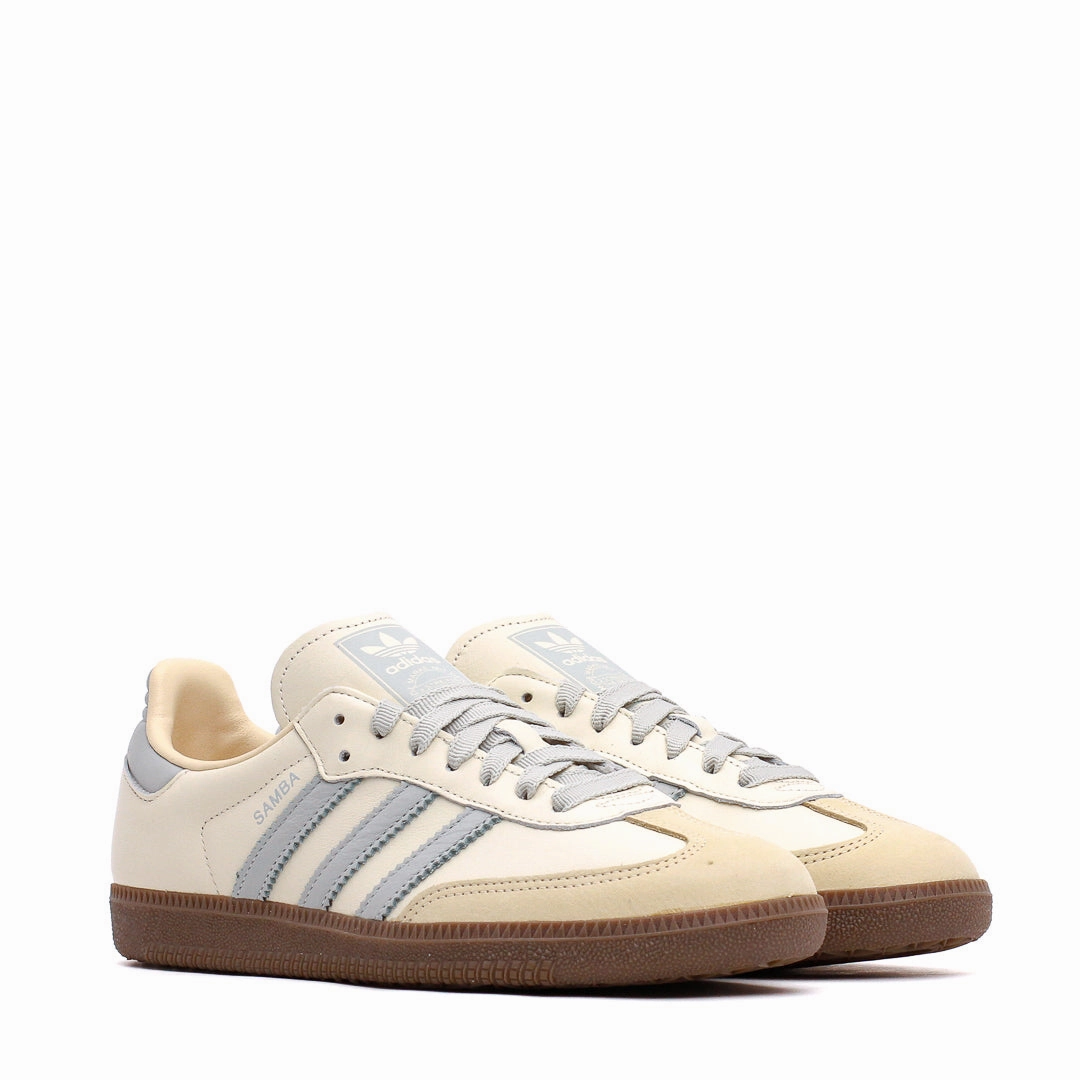 Adidas Women Samba OG Cream White Wonder Silver JH7299 Adidas Shoes Superstar