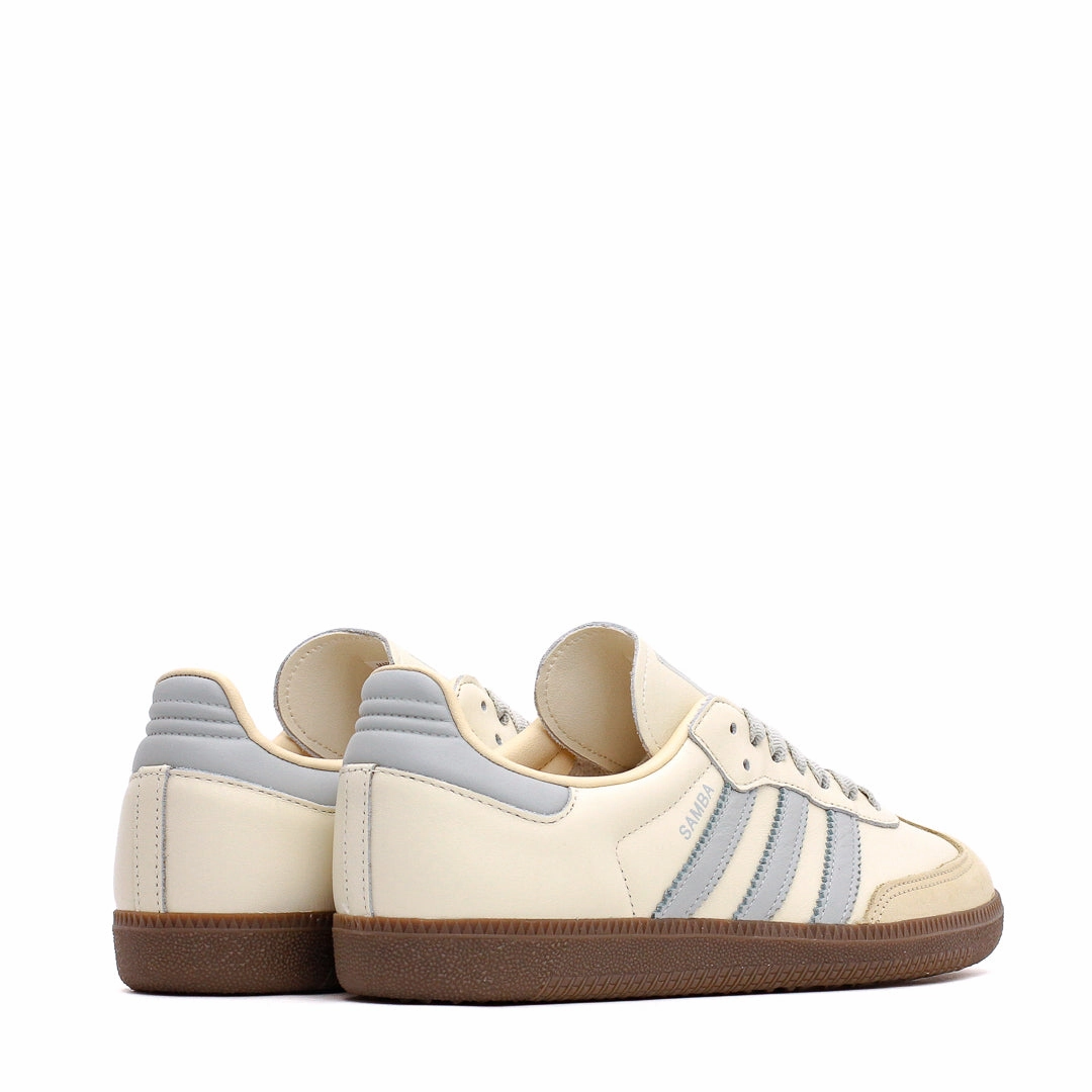 Adidas Women Samba OG Cream White Wonder Silver JH7299 Adidas Shoe Clearance