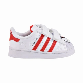Shoes Adidas Forum Low Adidas x Hello Kitty Superstar CF I Toddlers Shoes Cloud White-Vivid Red