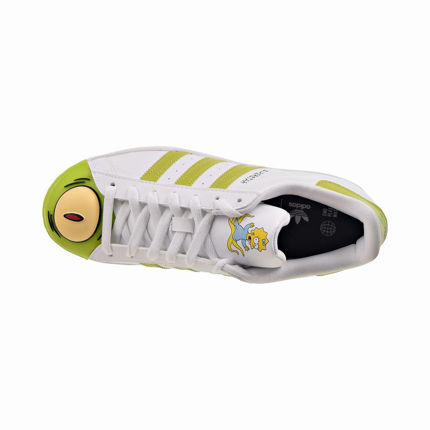 Adidas x The Simpsons Superstar Big Kids' Shoes Cloud White-Core Black Cartoon Adidas Shoes