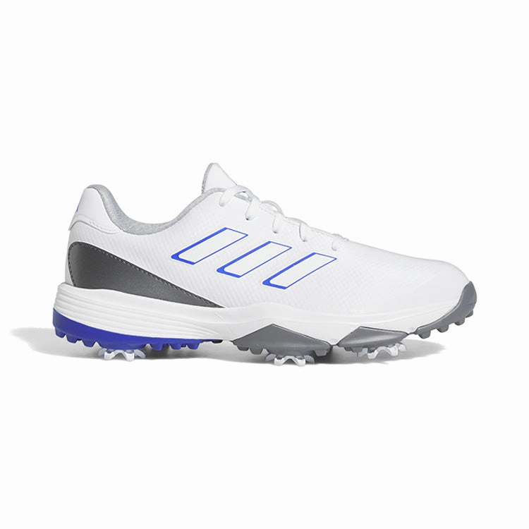 adidas ZG23 Junior Golf Shoes - White/Blue/Grey New Messi Adidas Shoes