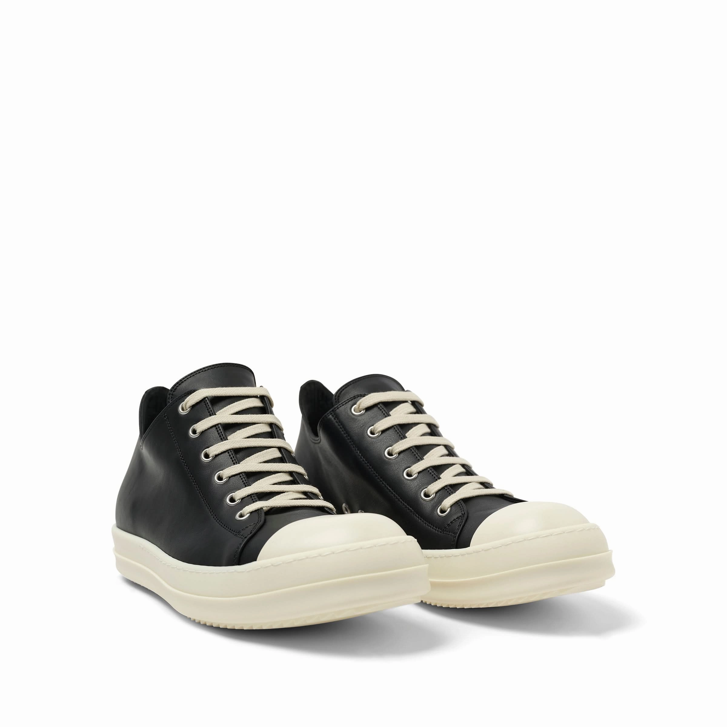 Durant Sneakers Full Grain Calf Low Sneaker in Black/Milk