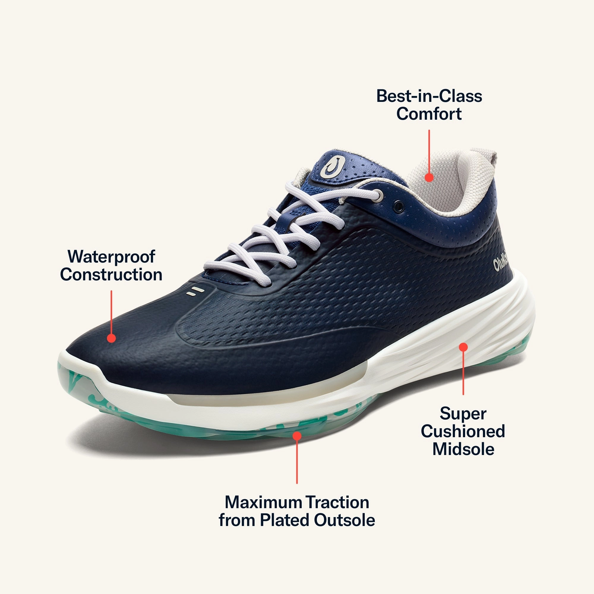 Mkena WP - Mood Indigo Adicross Golf Shoes