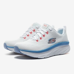 SKECHERS D'lux Walker Fresh Finesse 149368 Women 149820-WHT Sneakers River Phoenix