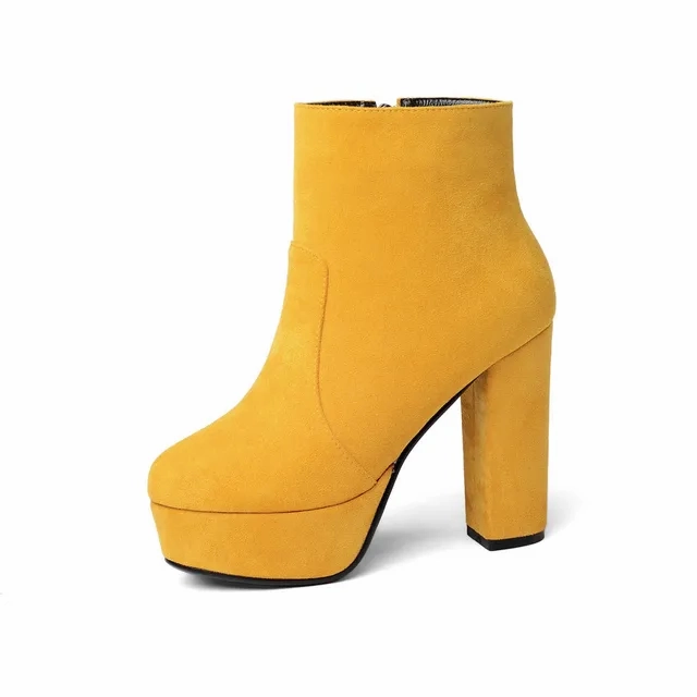 USS Shoes Karola Women's Platform Ankle Boots Spiderman Rain Boots