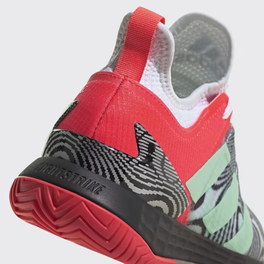 Adidas Men's Adizero Ubersonic 4 Tennis Shoes, Cloud White/Pulse Mint/Turbo Outlet Adidas Shoes