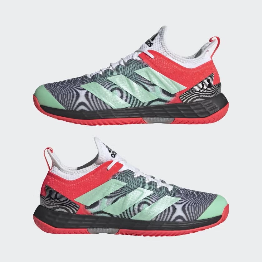Adidas Men's Adizero Ubersonic 4 Tennis Shoes, Cloud White/Pulse Mint/Turbo Adidas F50 Soccer Shoes