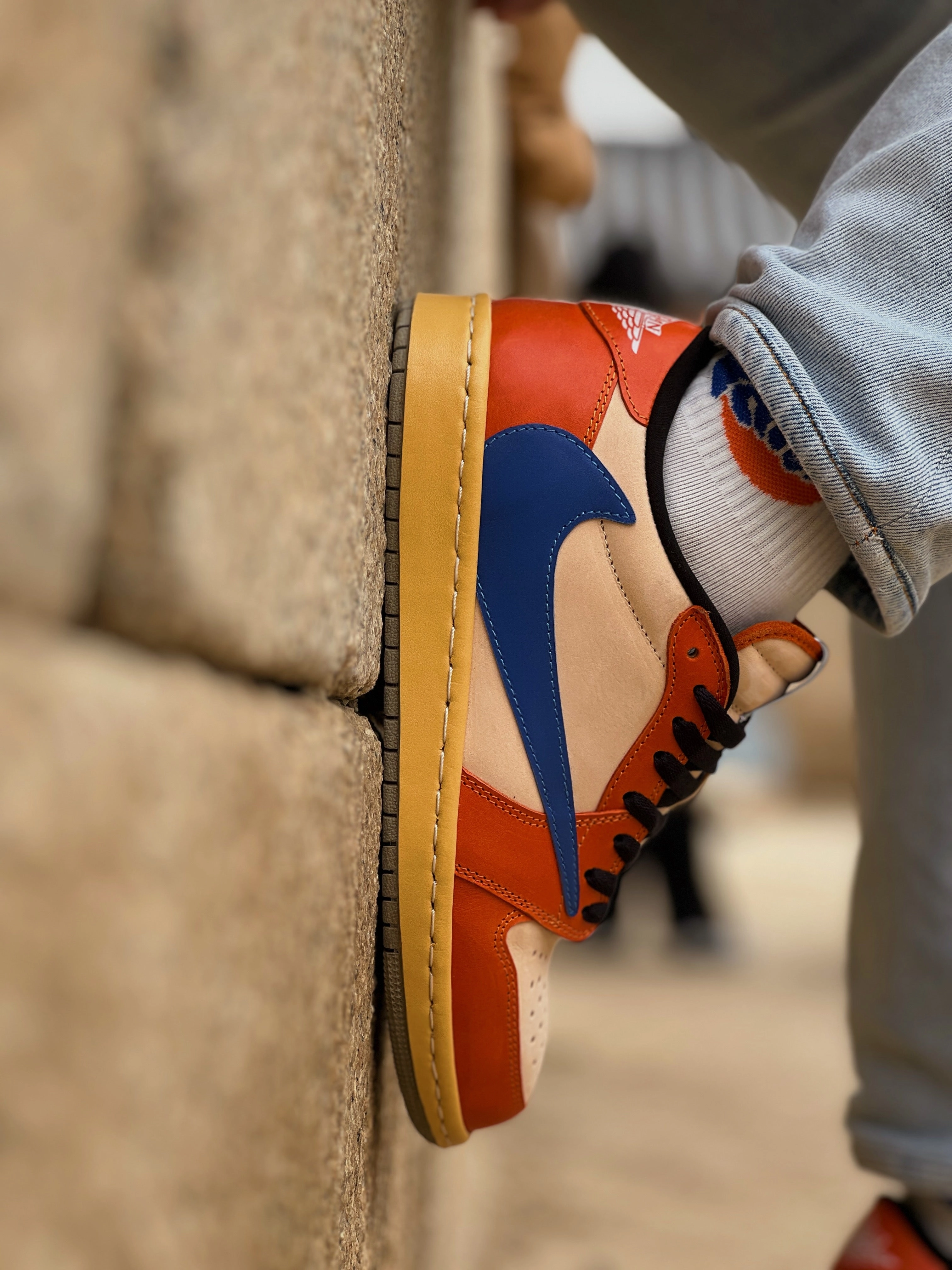 Air Jordan 1 Low Travis Scott "Dragon Ball" Asics Duo Boa Golf Shoes