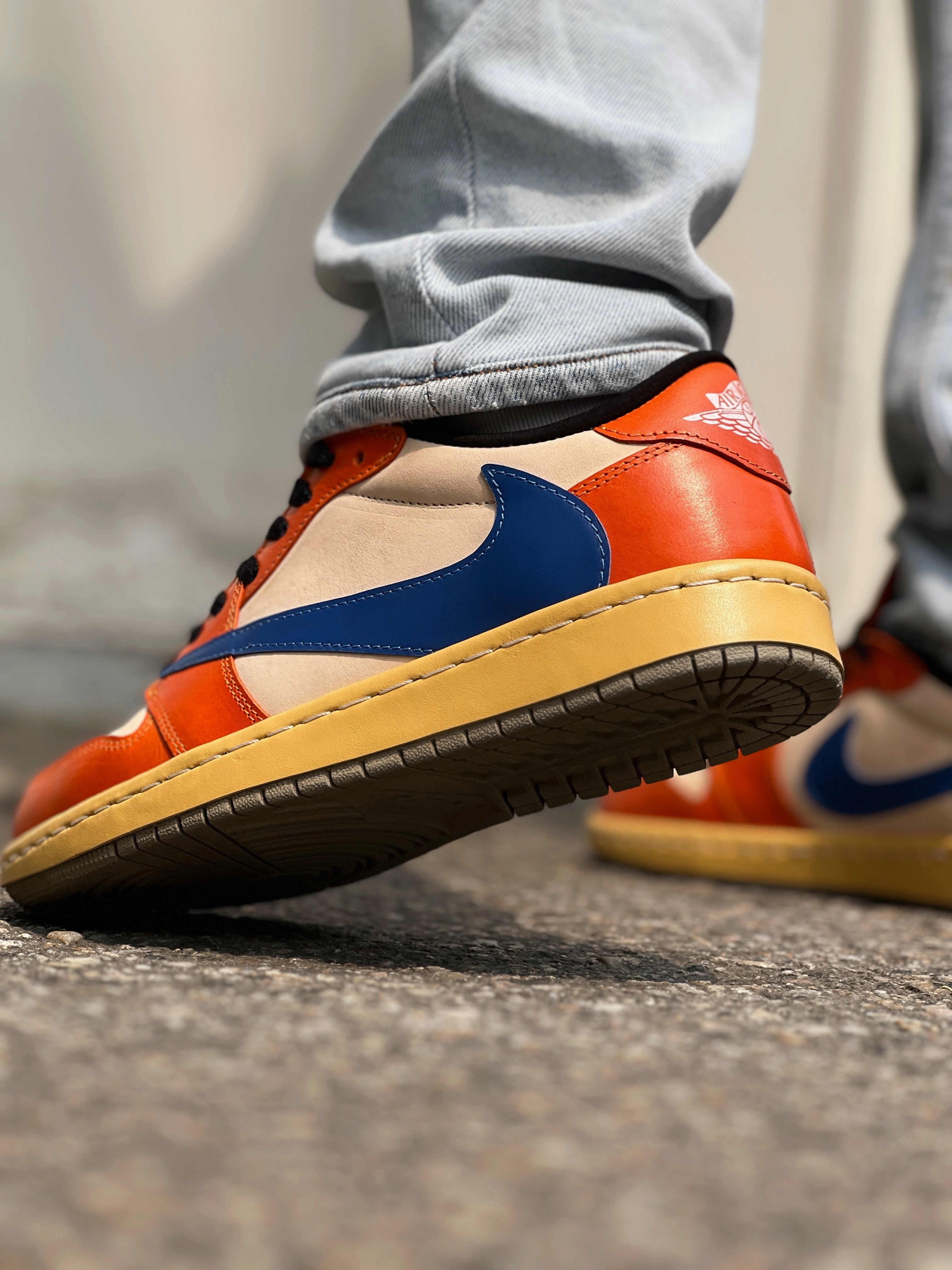 Strawberry Asics Shoes Air Jordan 1 Low Travis Scott "Dragon Ball"