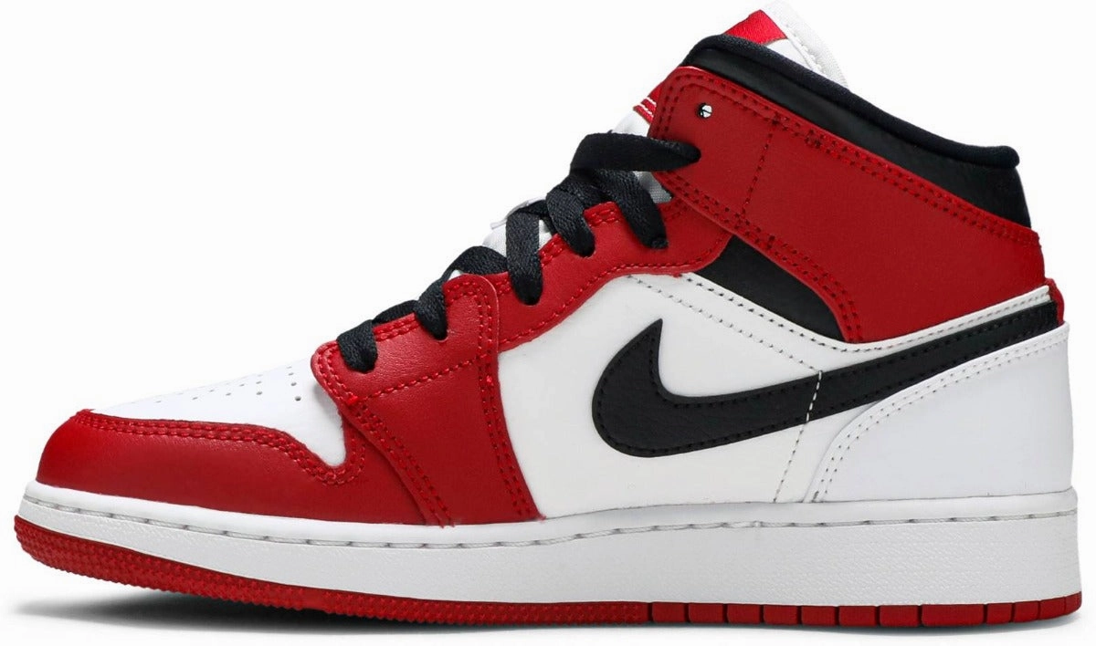 Air Jordan 1 Mid Chicago 2020 GS (Size UK6/US7Y) Replacement Laces For Asics Running Shoes