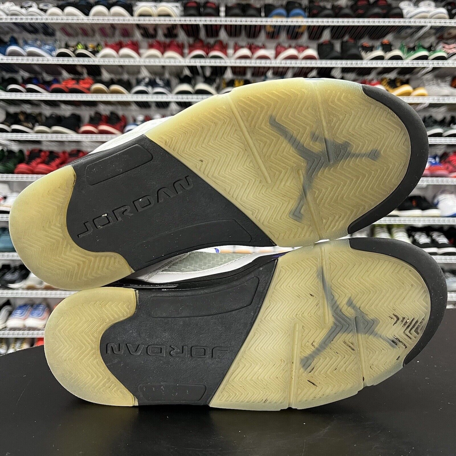 Slip Resistant Sneakers Air Jordan 5 Retro Dark Concord DD0587-141 Men's Size 9