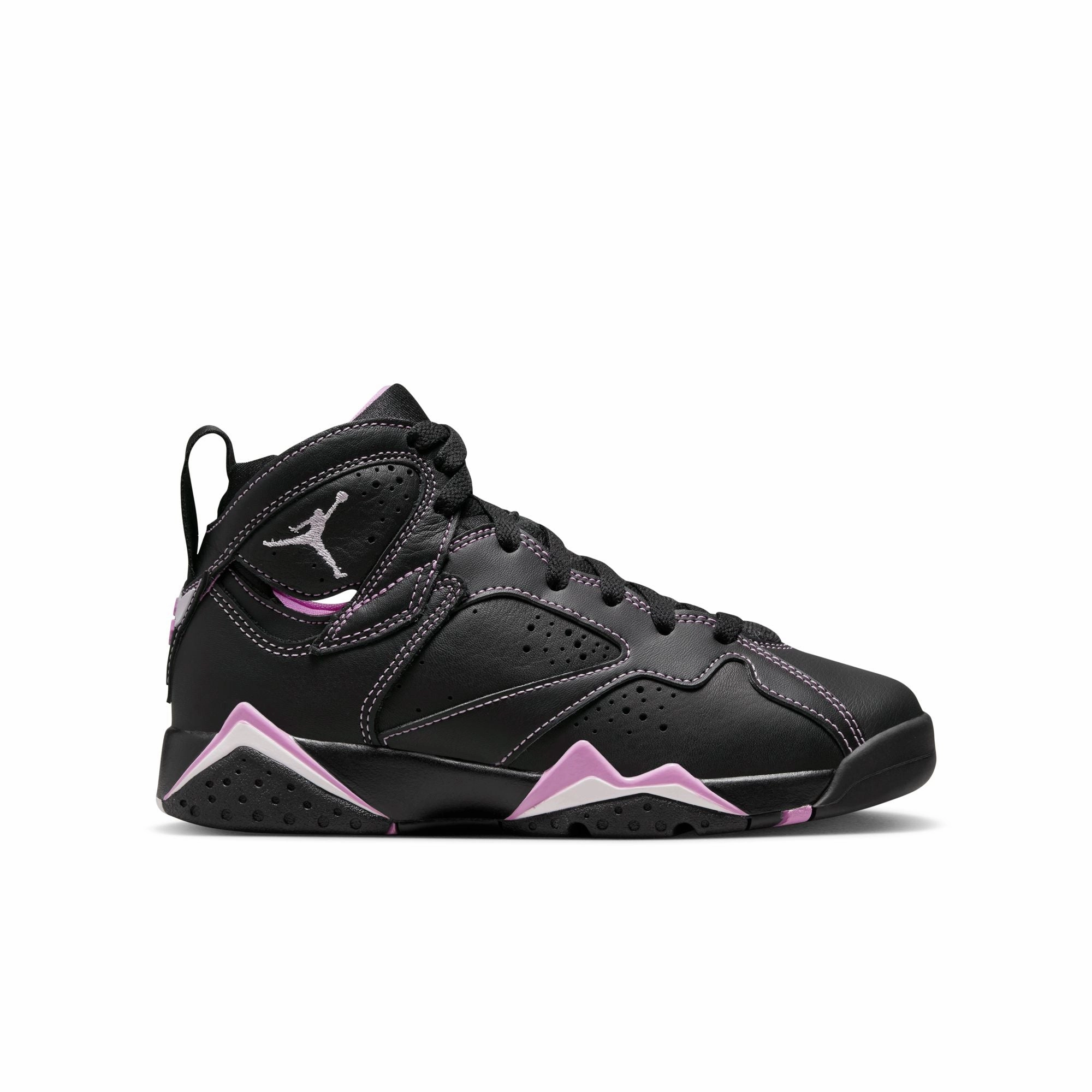 Air Jordan 7 Retro (GS), BLACK/BARELY GRAPE-RUSH FUCHSIA Asics Shoes For Long Standing