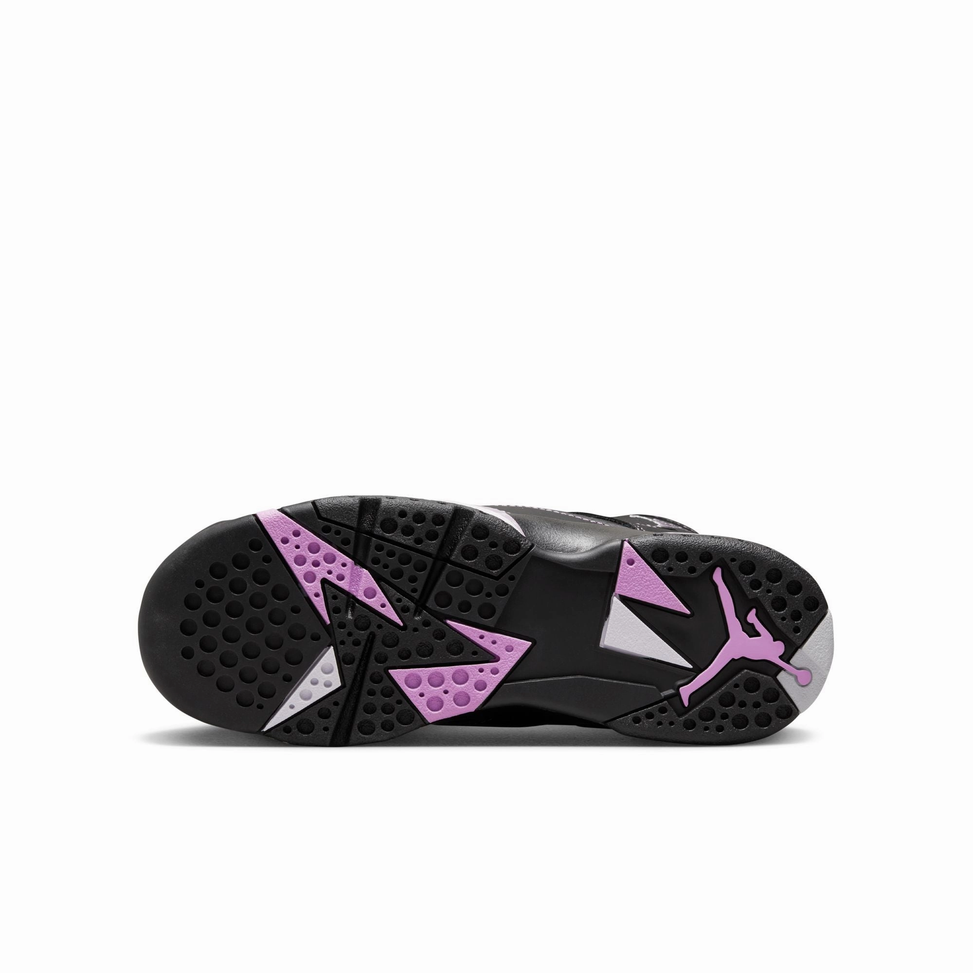 Asics Gym Shoes Air Jordan 7 Retro (GS), BLACK/BARELY GRAPE-RUSH FUCHSIA