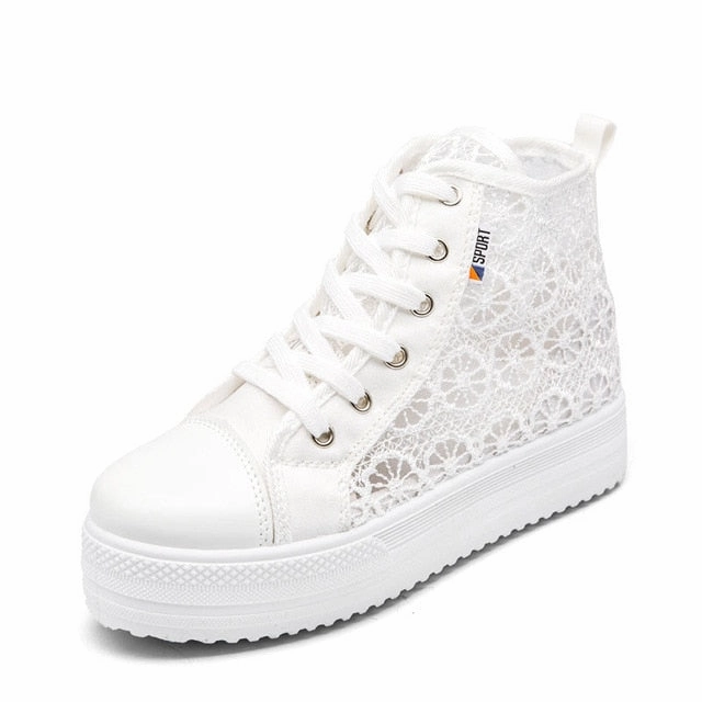 Hollow Breathable Woman Sneakers