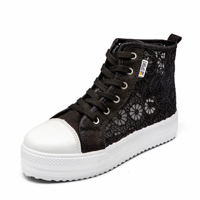 Hollow Breathable Woman Sneakers