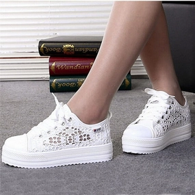 Hollow Breathable Woman Sneakers Running Shoes With Carbon Plate