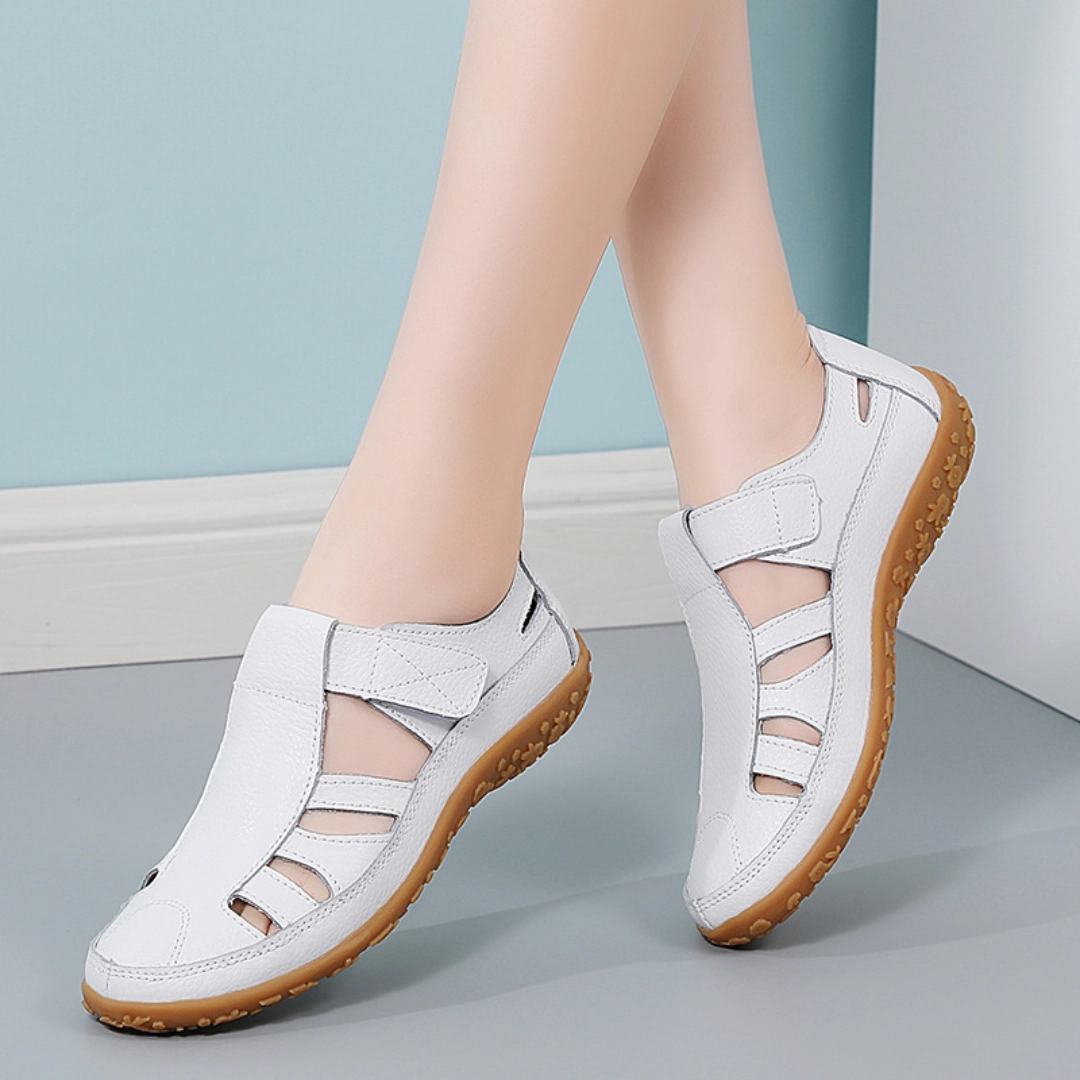 Birkenstock Flower Sandals Airfleek Wide Toe Box and Wide Size Leather Shoes