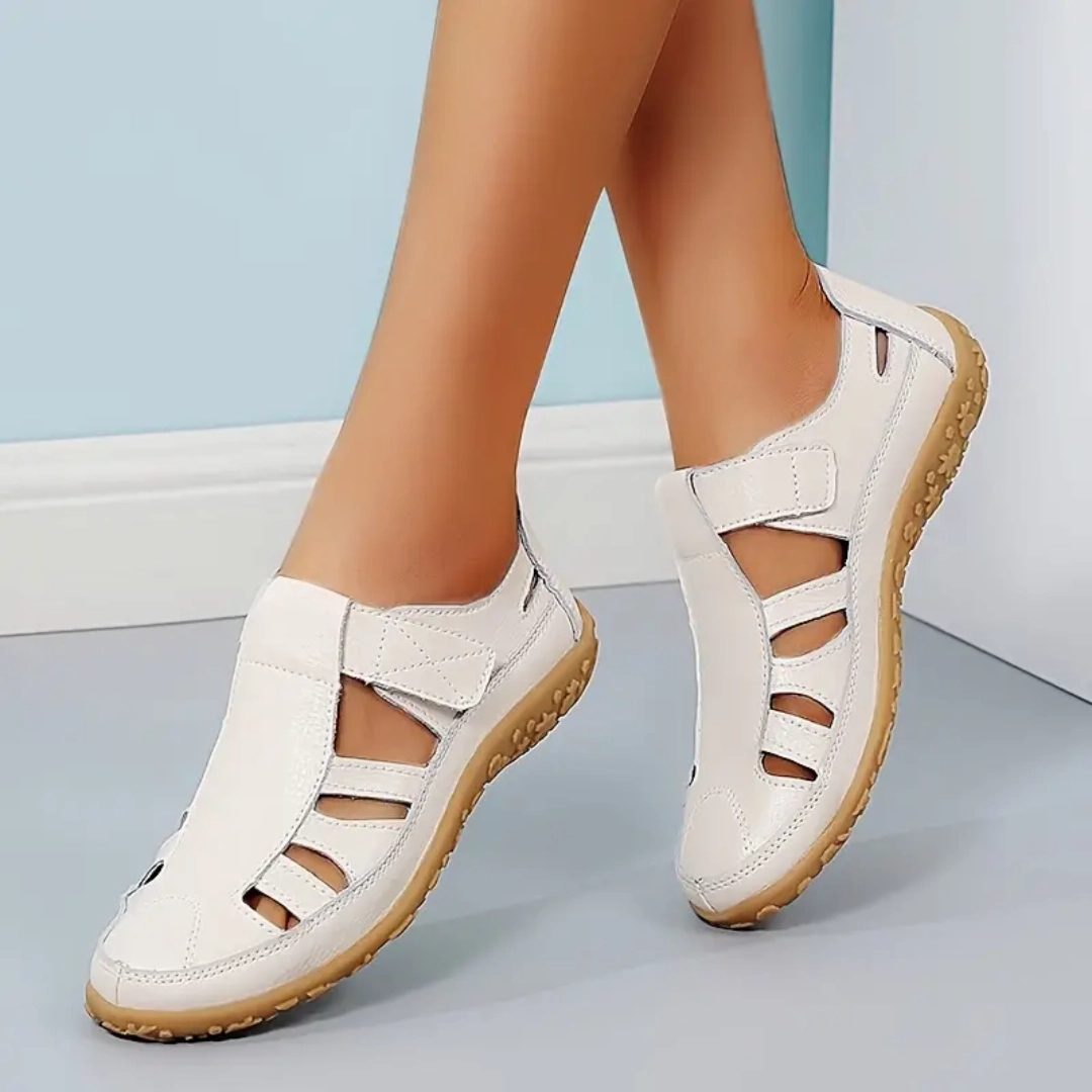 Oka B Sandals Airfleek Wide Toe Box and Wide Size Leather Shoes