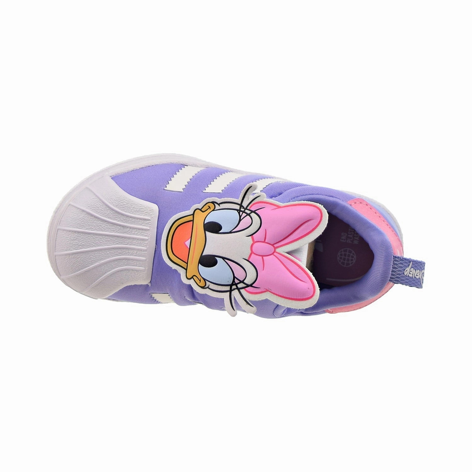 Plantar Fasciitis Adidas Shoes Adidas Disney Superstar 360 "Daisy Duck" Little Kids' Shoes Cloud White-Purple