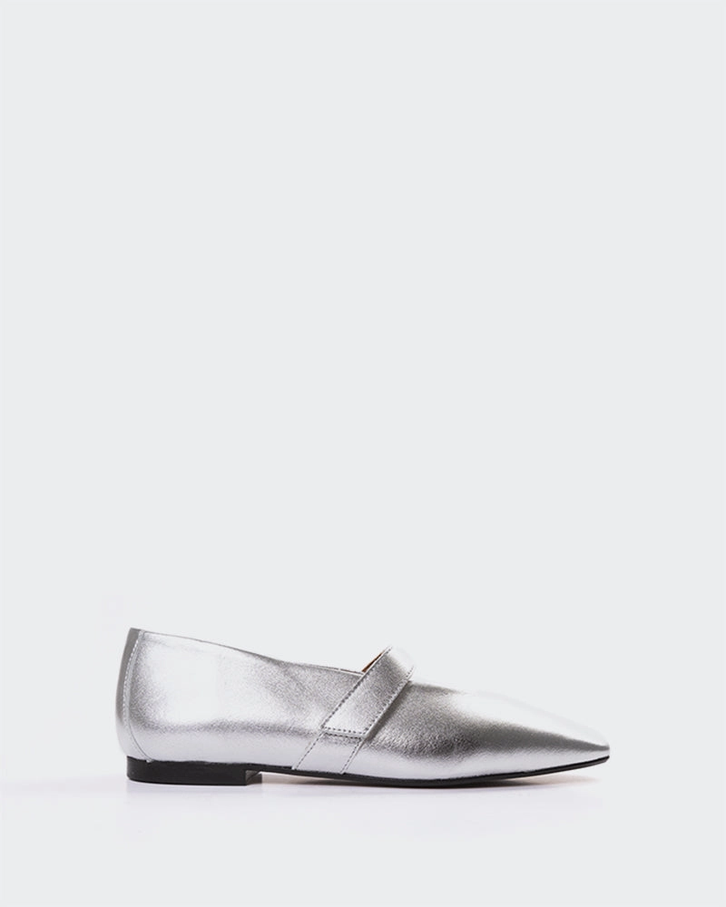 Slingback Shoes Flordeliz Silver Metal