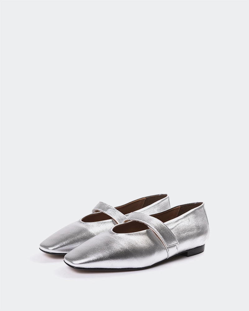 Flordeliz Silver Metal Winter Mtb Shoes Flat Pedals