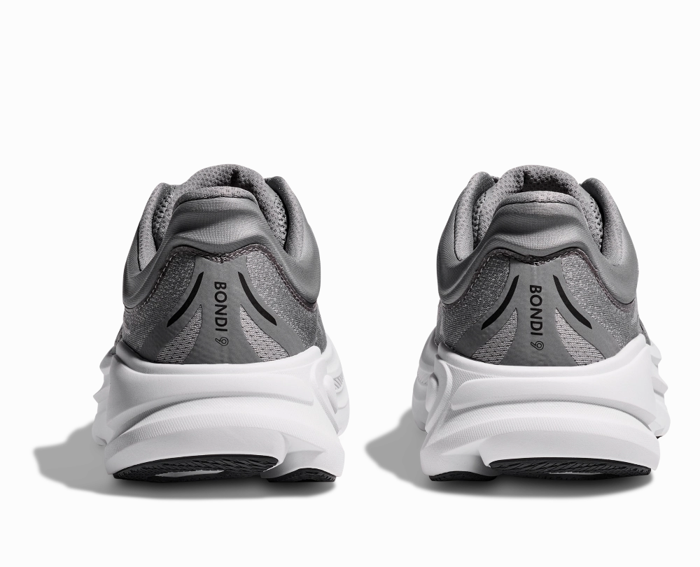 Best Shoes For Everyday Wear 'HOKA' Men's Bondi 9 - Galactic Grey / Stellar