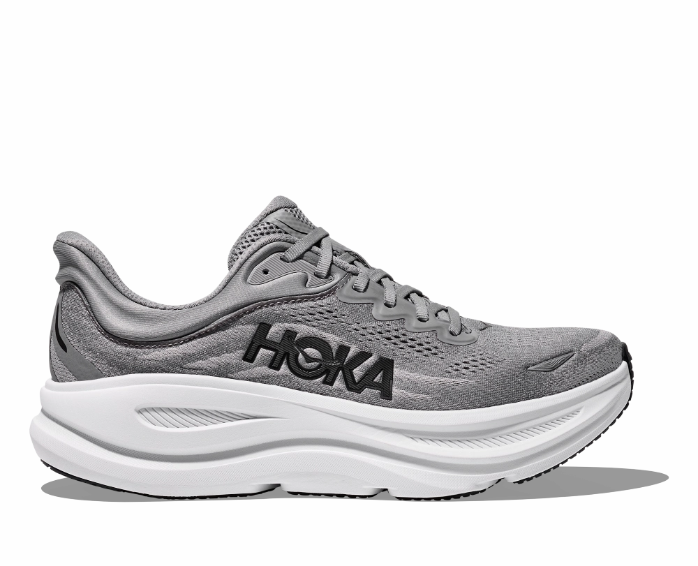 'HOKA' Men's Bondi 9 - Galactic Grey / Stellar Buy Online India