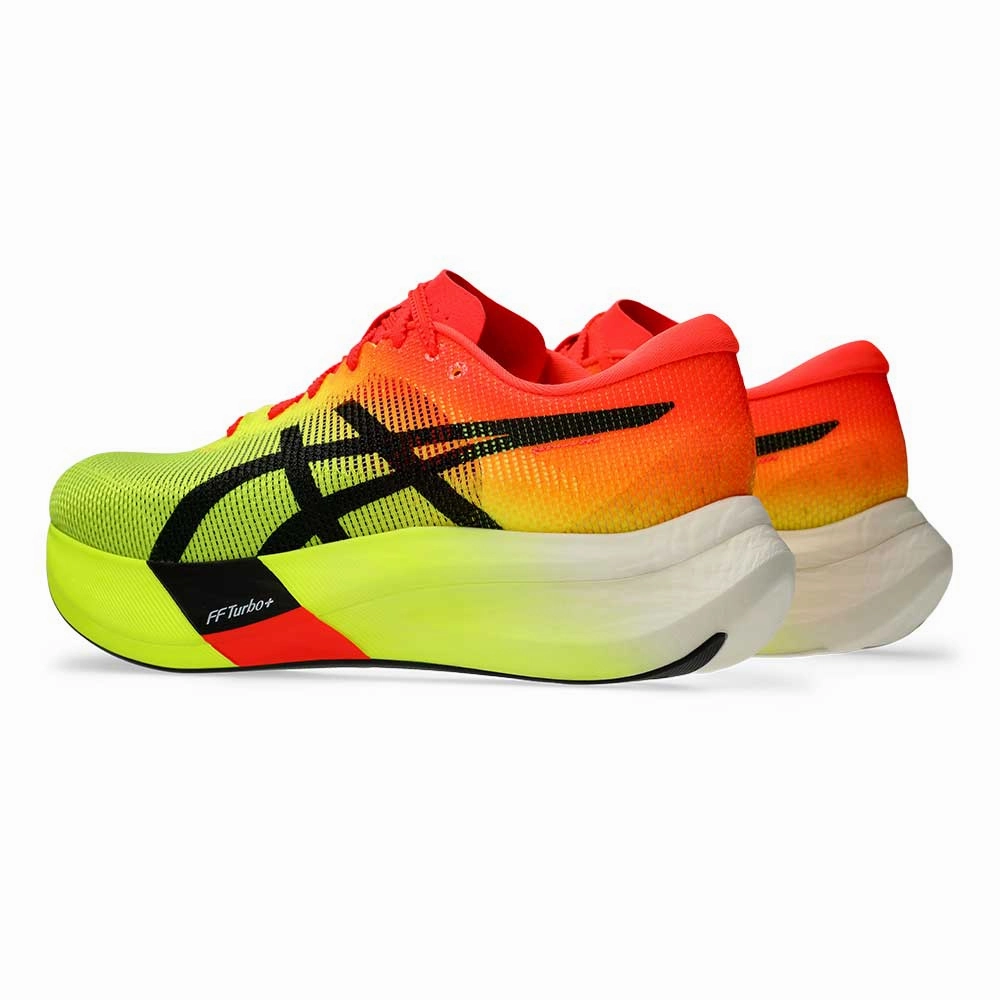 All Gender Men's Metaspeed Edge Paris Running Shoe - Safety Yellow/Black - Regular (D) Asics Dynawall Shoes