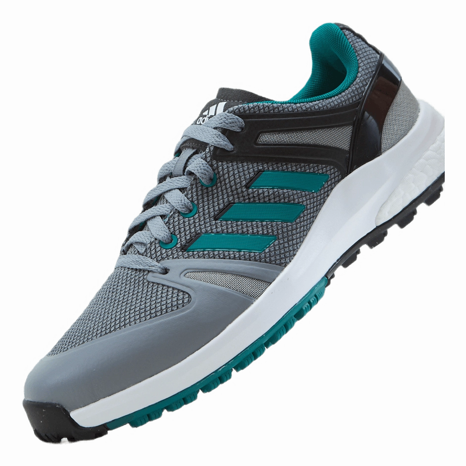 Tour Golf EQT Spikeless Wide Golf Shoes Grey Four / Sub Green / Core Black