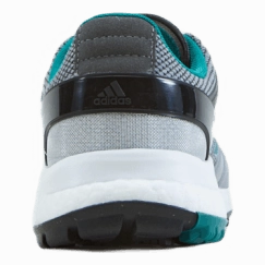 Square Toe Golf Shoes EQT Spikeless Wide Golf Shoes Grey Four / Sub Green / Core Black